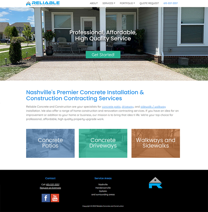 Reliable Concrete and Construction